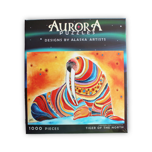 Tiger of the North - 1000 Piece Jigsaw Puzzle by Aurora Puzzles - Puzazzled