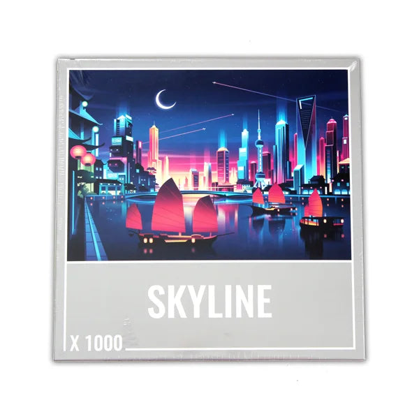Skyline - 1000 Piece Jigsaw Puzzle by Cloudberries - Puzazzled