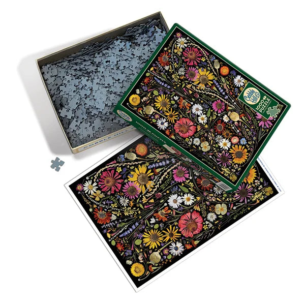 Flower Press: Happiness 1000 Piece Jigsaw Puzzle By Cobble Hill - Puzazzled