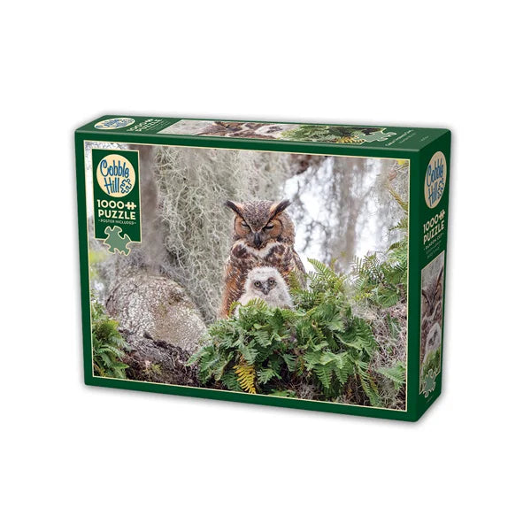 Great Horned Owl 1000 Piece Jigsaw Puzzle By Cobble Hill - Puzazzled