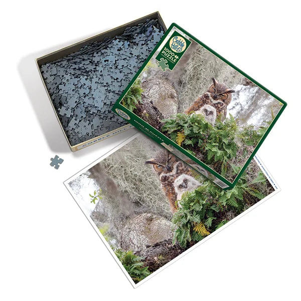 Great Horned Owl 1000 Piece Jigsaw Puzzle By Cobble Hill - Puzazzled