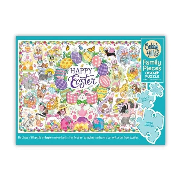 Happy Easter 350 Piece Puzzle by Cobble Hill Puzzles