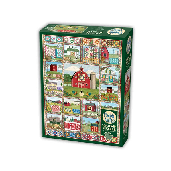 Quilt Country 1000 Piece Jigsaw Puzzle By Cobble Hill - Puzazzled