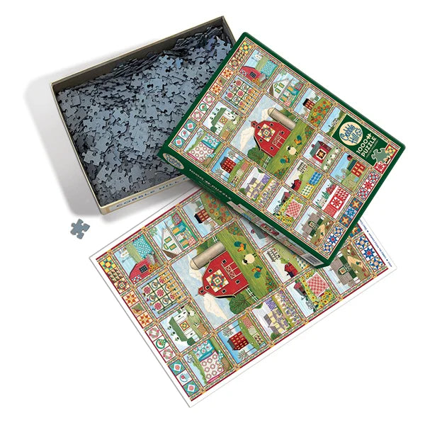 Quilt Country 1000 Piece Jigsaw Puzzle By Cobble Hill - Puzazzled