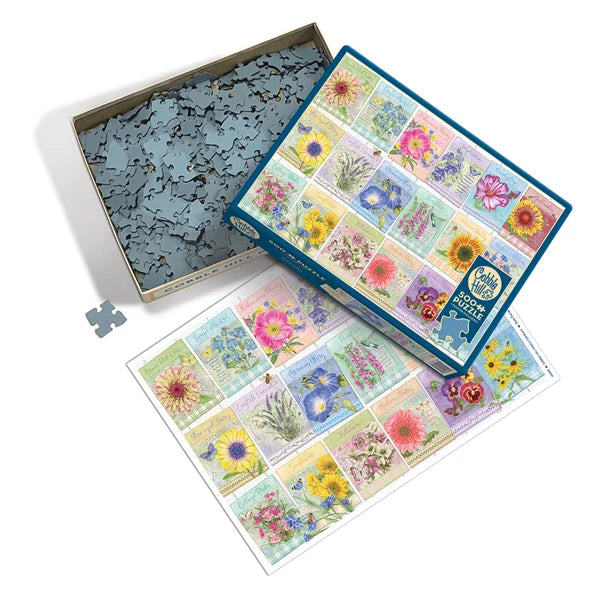 Seed Packets 500 Piece Jigsaw Puzzle By Cobble Hill - Puzazzled