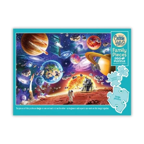 Space Travels 350 Piece Puzzle By Cobble Hill Puzzles