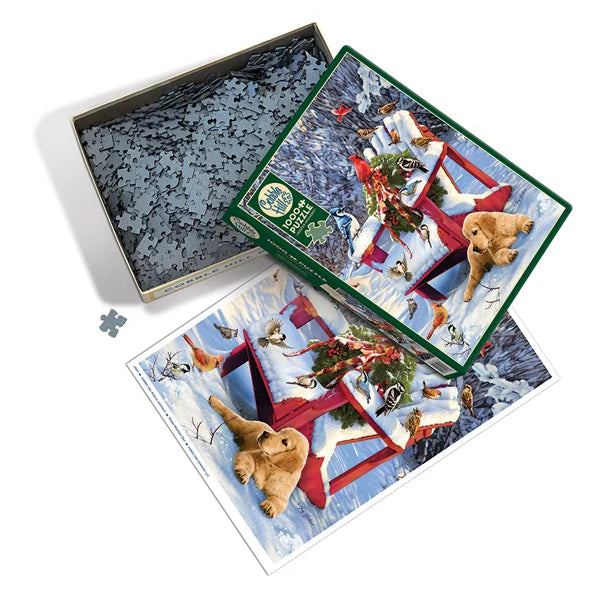 Warm Winter's Day 1000 Piece Jigsaw Puzzle By Cobble Hill - Puzazzled