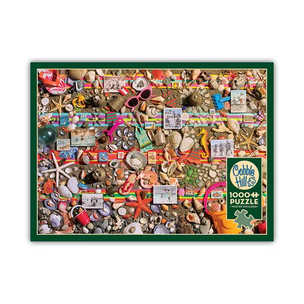 Beach Scene 1000 Piece Jigsaw Puzzle By Cobble Hill - Puzazzled