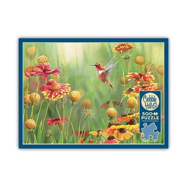Rufous Hummingbird 500 Piece Jigsaw Puzzle By Cobble Hill - Puzazzled