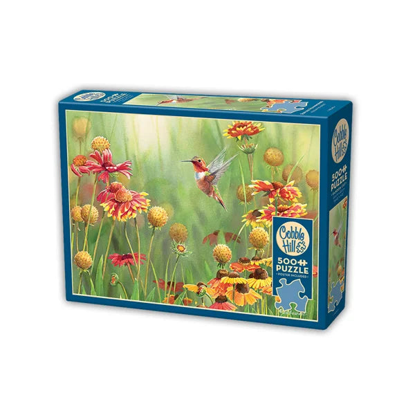 Rufous Hummingbird 500 Piece Jigsaw Puzzle By Cobble Hill - Puzazzled