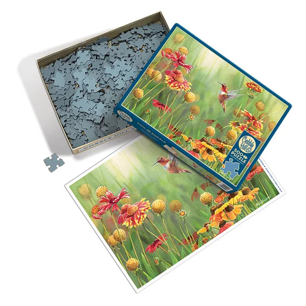 Rufous Hummingbird 500 Piece Jigsaw Puzzle By Cobble Hill - Puzazzled