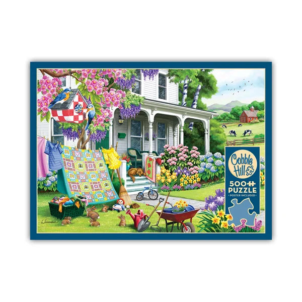 Spring Cleaning 500 Piece Jigsaw Puzzle By Cobble Hill - Puzazzled