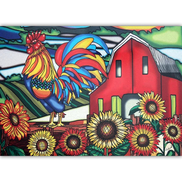Cock-A-Doodle-Doo - 1000 Piece Jigsaw Puzzle by JaCaRou Puzzles - Puzazzled