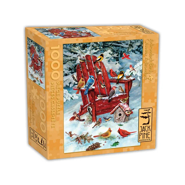 Adirondack Birds - 1000 Piece Jigsaw Puzzle by Jack Pine - Puzazzled