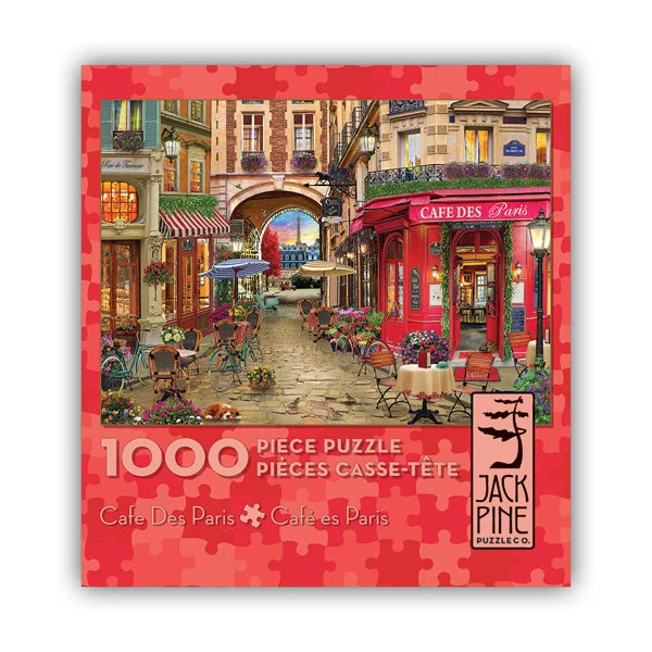 Cafe des Paris - 1000 Piece Jigsaw Puzzle by Jack Pine - Puzazzled