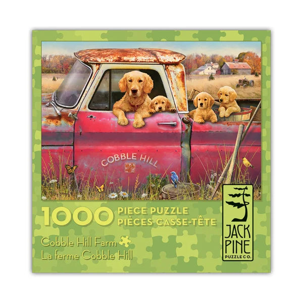 Cobble Hill Farm - 1000 Piece Jigsaw Puzzle by Jack Pine - Puzazzled
