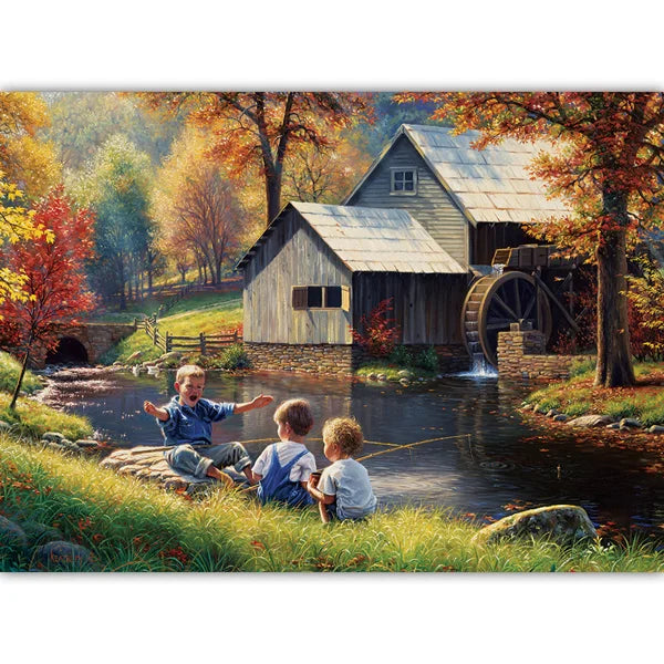 Fishy Story - 1000 Piece Jigsaw Puzzle by Jack Pine - Puzazzled