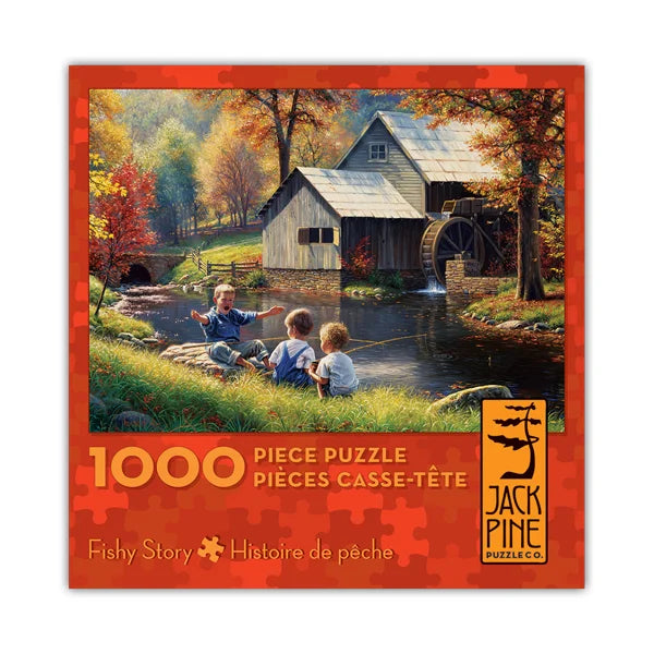 Fishy Story - 1000 Piece Jigsaw Puzzle by Jack Pine - Puzazzled