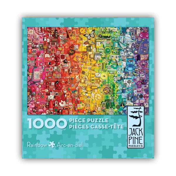 Rainbow - 1000 Piece Jigsaw Puzzle by Jack Pine - Puzazzled