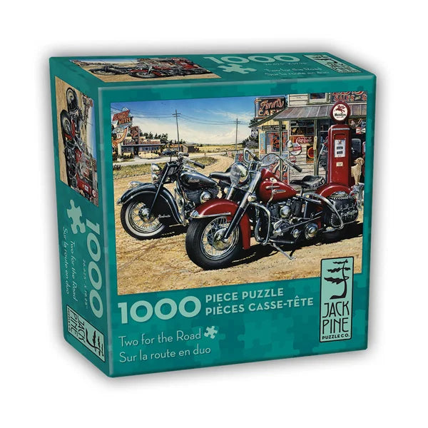 Two for the Road - 1000 Piece Jigsaw Puzzle by Jack Pine - Puzazzled