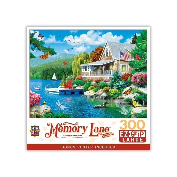 Memory Lane - Lakeside Memories 300 Piece Puzzle by Masterpieces
