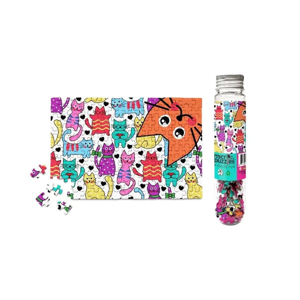 21 Cats and Bob - 150 Piece Mini Jigsaw Puzzle by Micro Puzzles - Puzazzled