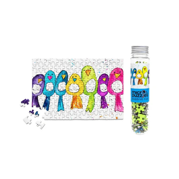 Feathers & Fluff - 150 Piece Mini Jigsaw Puzzle by Micro Puzzles - Puzazzled
