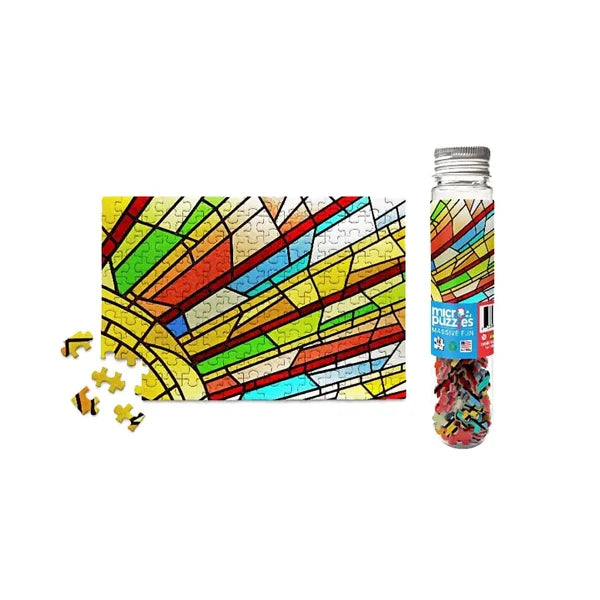 Stained Glass Window - 150 Piece Mini Jigsaw Puzzle by Micro Puzzles - Puzazzled