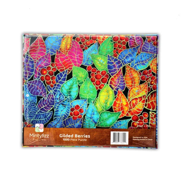 Gilded Berries - 1000 Piece Jigsaw Puzzle by Mintyfizz Puzzles - Puzazzled