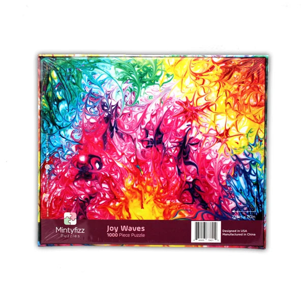 Joy Waves - 1000 Piece Jigsaw Puzzle by Mintyfizz Puzzles - Puzazzled