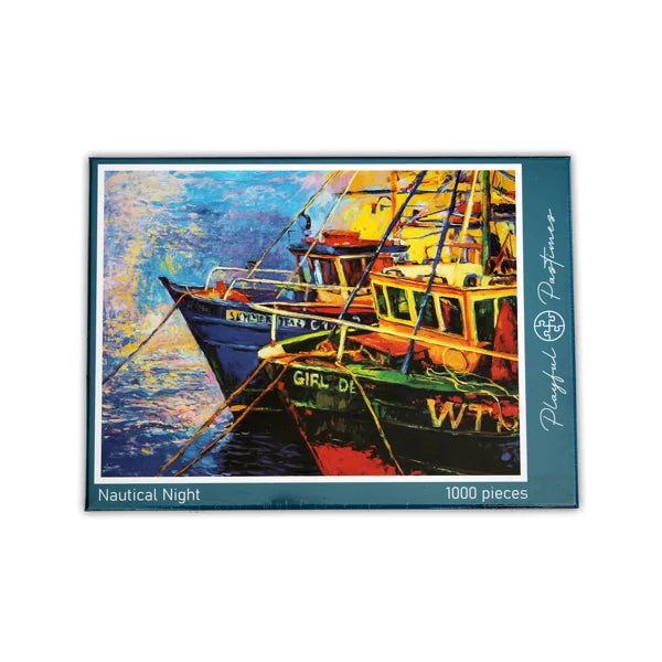 Nautical Night - 1000 Piece Jigsaw Puzzle by Playful Pastimes - Puzazzled