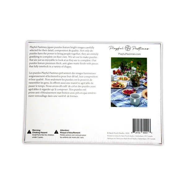 Spring Picnic - 500 Piece Jigsaw Puzzle by Playful Pastimes - Puzazzled