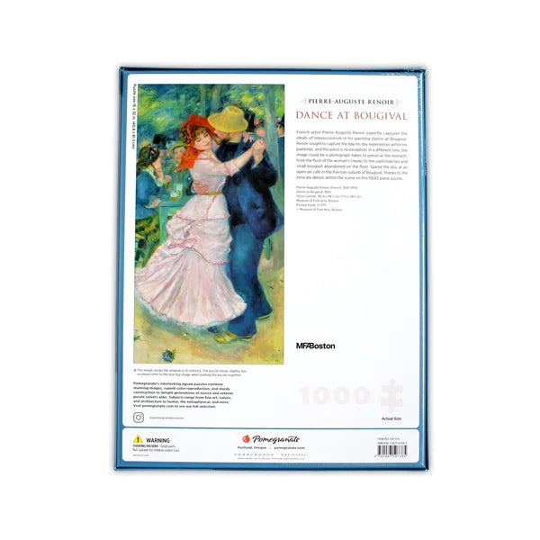 Dance at Bougival - 1000 Piece Jigsaw Puzzle by Pomegranate - Puzazzled