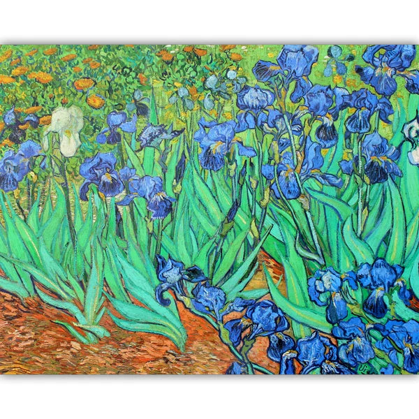 Irises - 1000 Piece Jigsaw Puzzle by Pomegranate - Puzazzled