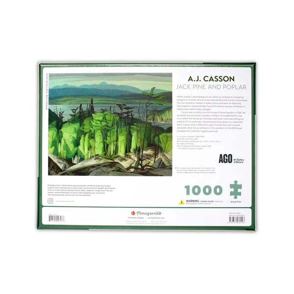 Jack Pine and Poplar - 1000 Piece Jigsaw Puzzle by Pomegranate - Puzazzled