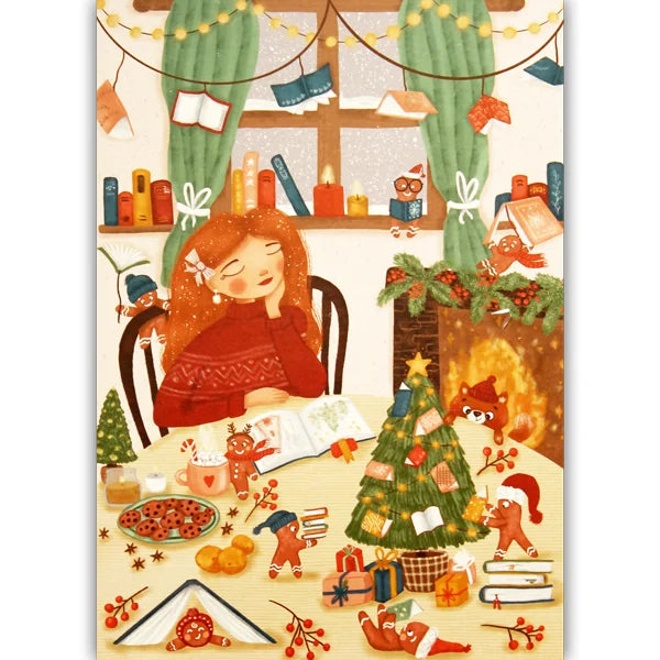 Festive Reading Party - 1000 Piece Jigsaw Puzzle by Reverie Puzzles - Puzazzled