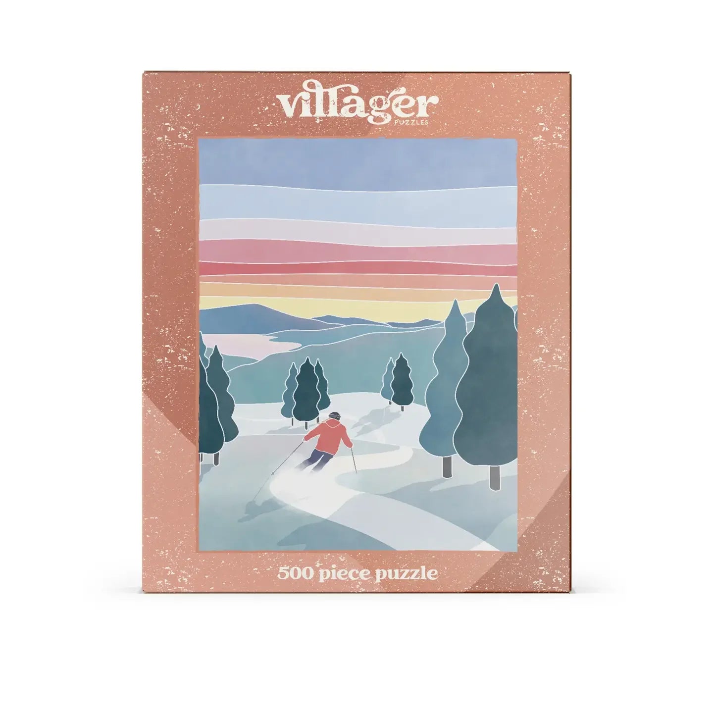 Sunset Ski 500 Piece Puzzle by Villager Puzzles