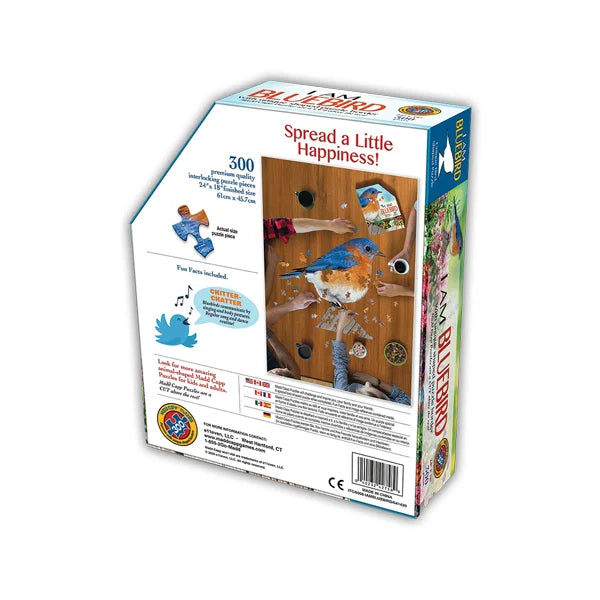 I AM Bluebird - 300 Piece Jigsaw Puzzle by Madd Capp Games - Puzazzled