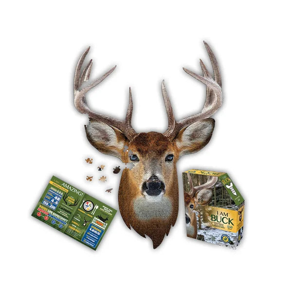 I AM Buck - 550 Piece Jigsaw Puzzle by Madd Capp Games - Puzazzled