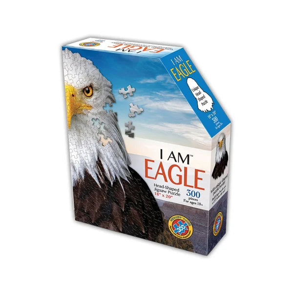I AM Eagle - 300 Piece Jigsaw Puzzle by Madd Capp Games - Puzazzled