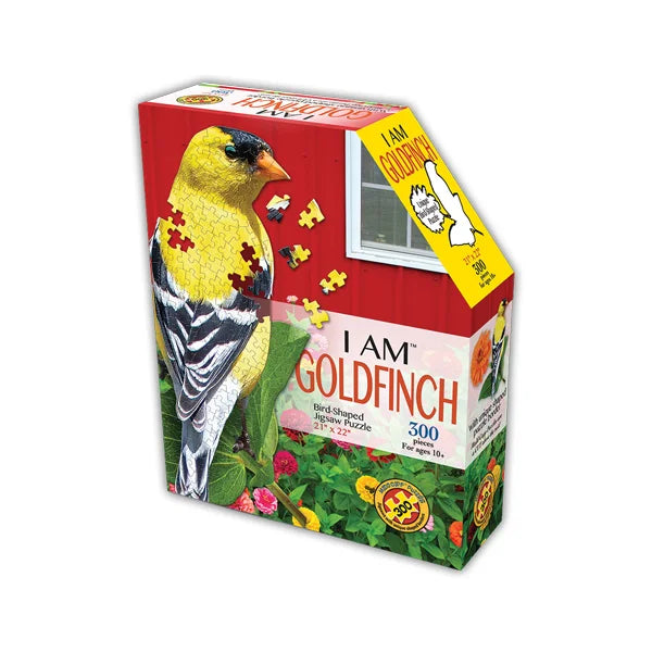 I AM Goldfinch - 300 Piece Jigsaw Puzzle by Madd Capp Games - Puzazzled
