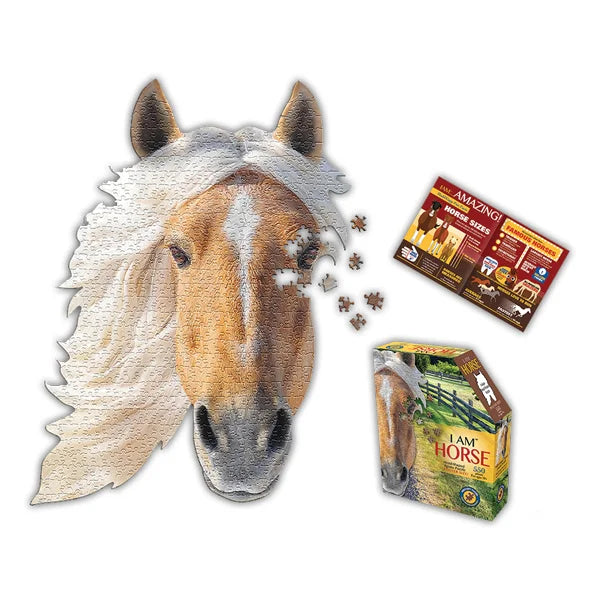 I AM Horse - 550 Piece Jigsaw Puzzle by Madd Capp Games - Puzazzled