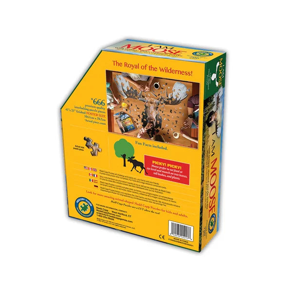 I AM Moose - 700 Piece Jigsaw Puzzle by Madd Capp Games - Puzazzled