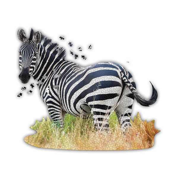 I AM Zebra - 1000 Piece Jigsaw Puzzle by Madd Capp Games - Puzazzled