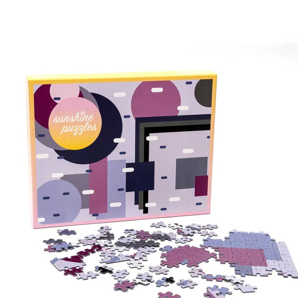 Graphic Pastels - 1000 Piece Jigsaw Puzzle by Sunshine Puzzles - Puzazzled