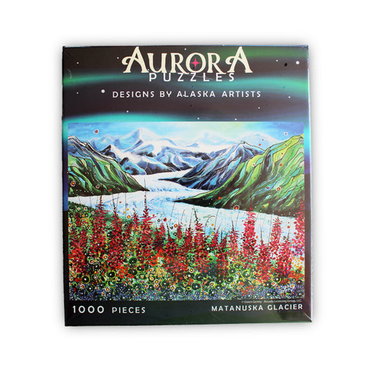 Matanuska Glacier - 1000 Piece Jigsaw Puzzle by Aurora Puzzles - Puzazzled