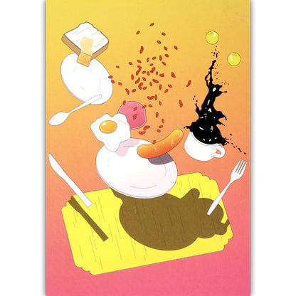 Breakfast - 500 Piece Jigsaw Puzzle by Cloudberries - Puzazzled