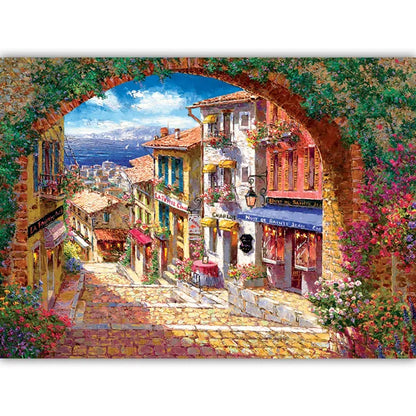 Archway to Cagne 500 Piece Jigsaw Puzzle By Cobble Hill - Puzazzled