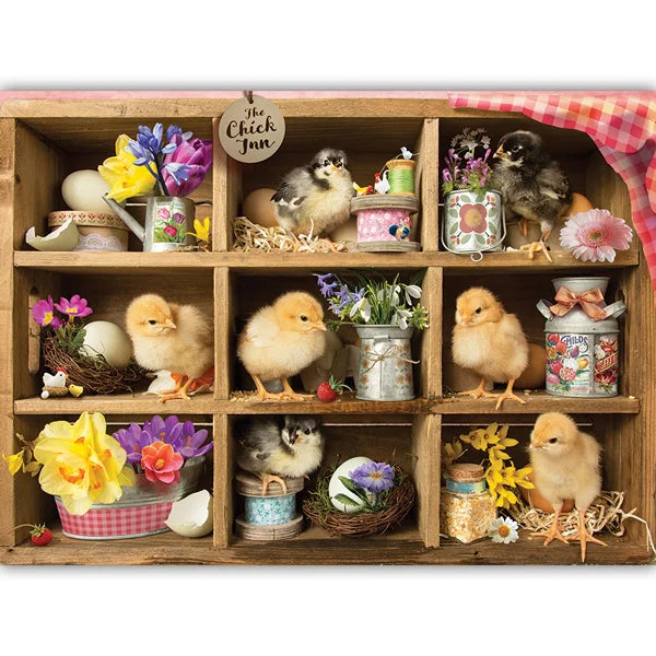 Chick Inn 1000 Piece Jigsaw Puzzle By Cobble Hill - Puzazzled