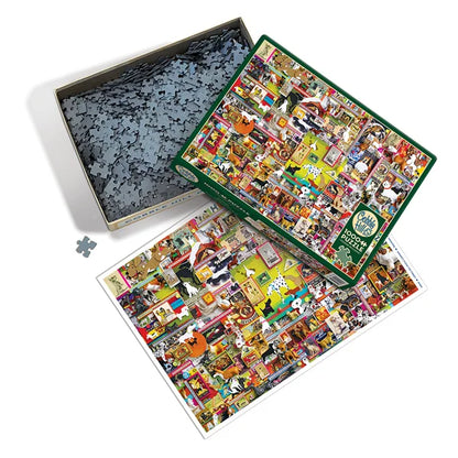 Dogtown 1000 Piece Jigsaw Puzzle By Cobble Hill - Puzazzled